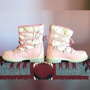 Timberland 650 pink boots, size 6